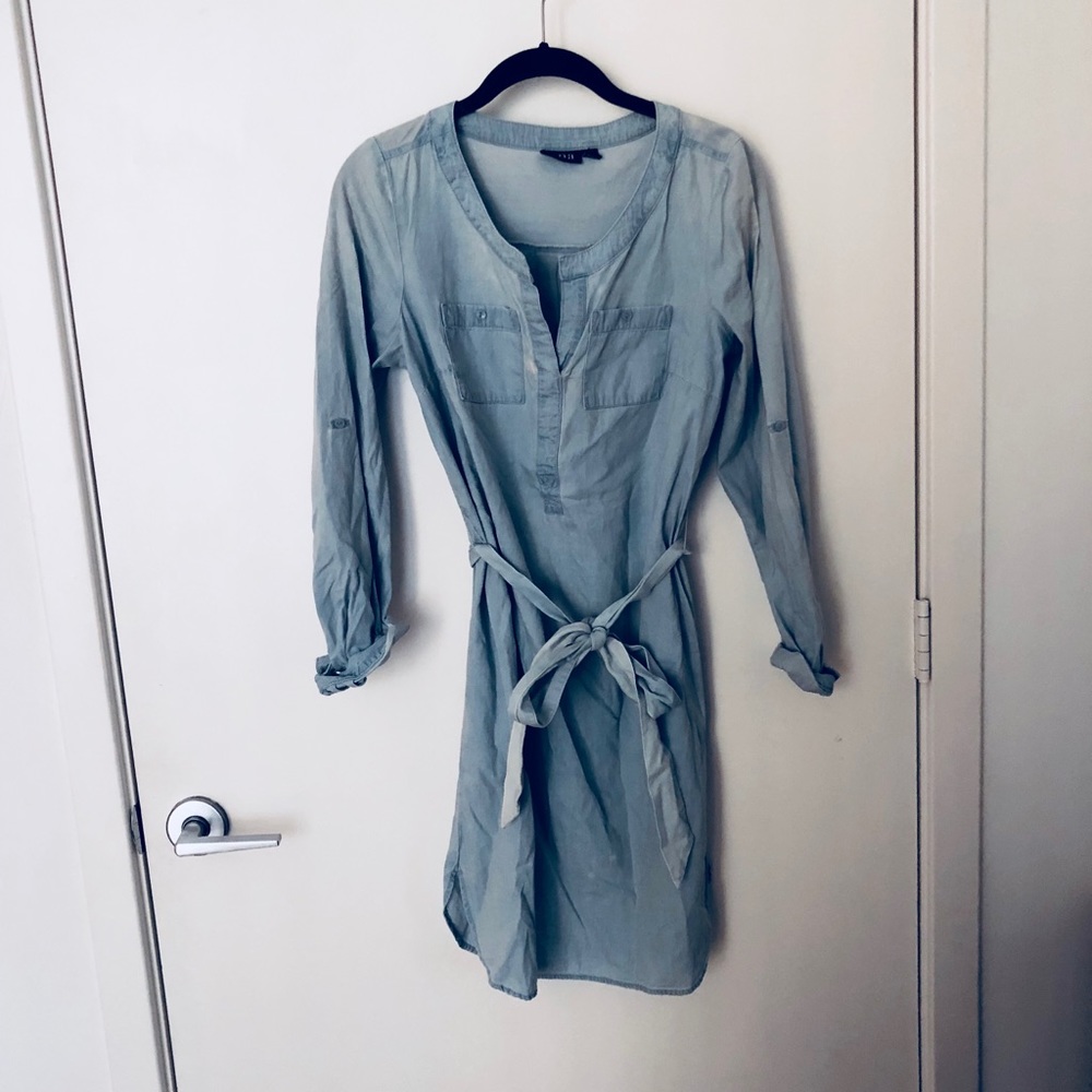 Jean Long Sleeve Dress